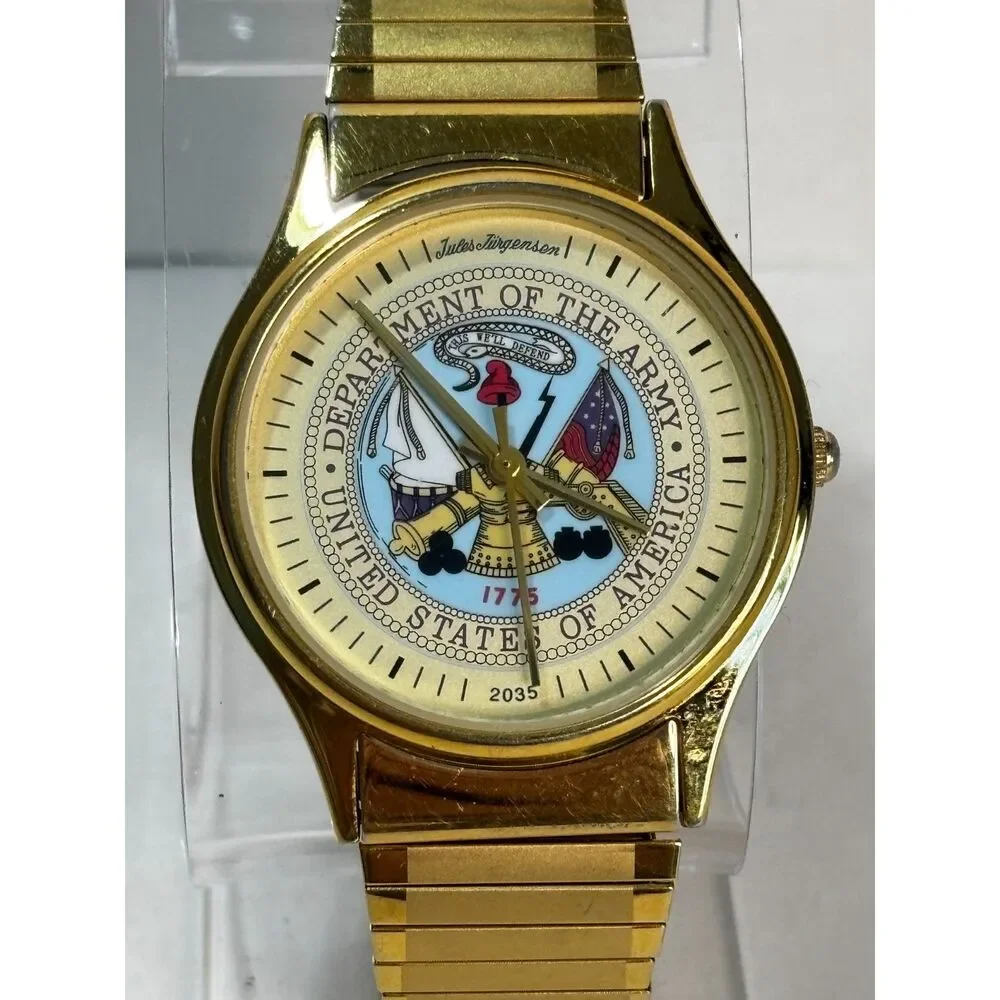 VTG Jules Jurgensen Quartz US Dept of Army men's watch, working